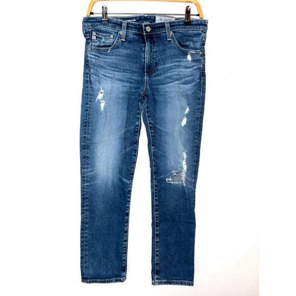 Ag Adriano Goldschmied Denim - AG Adriano Goldschmied The Prima Crop Mid-Rise Cigarette Crop Jeans Size 30